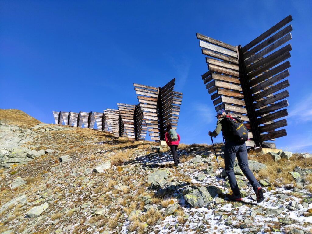 I paravalanghe giganti sulla cresta della Punta Valnera