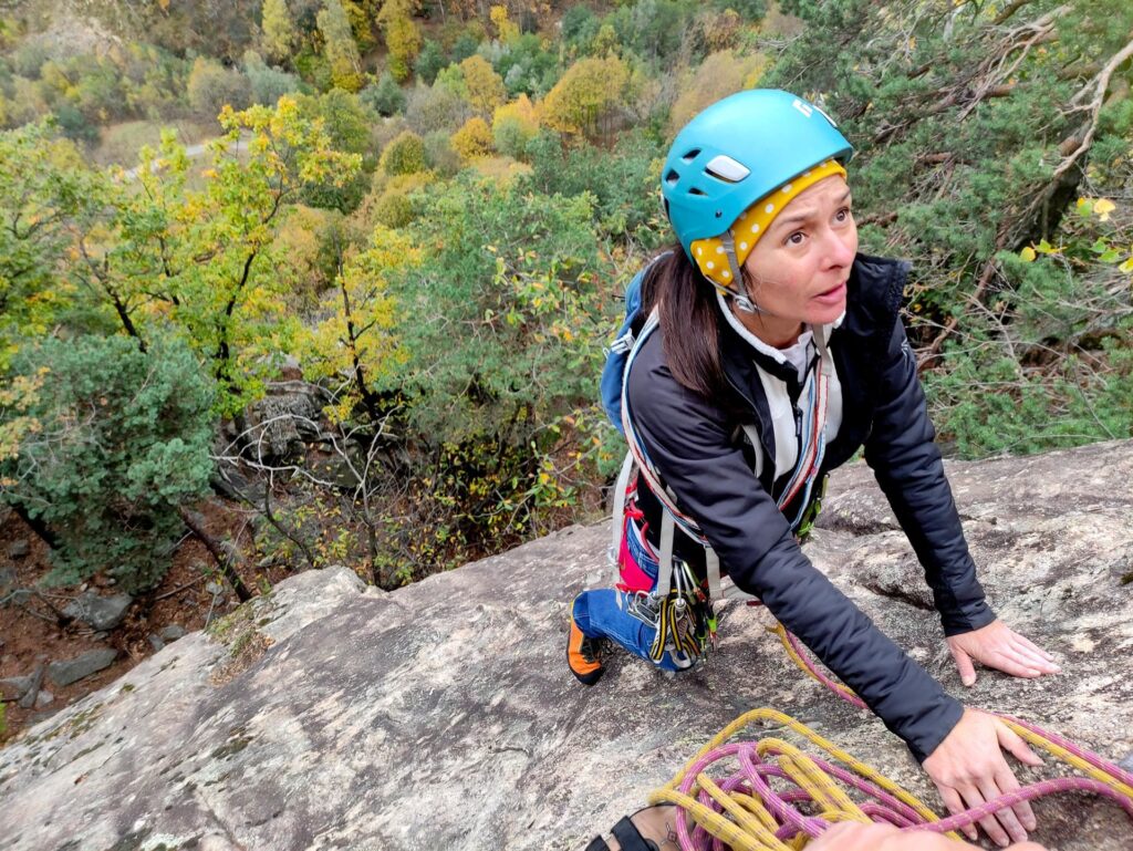 Erica all'uscita del quinto tiro: "ma che davvero il prossimo tocca a me?!"