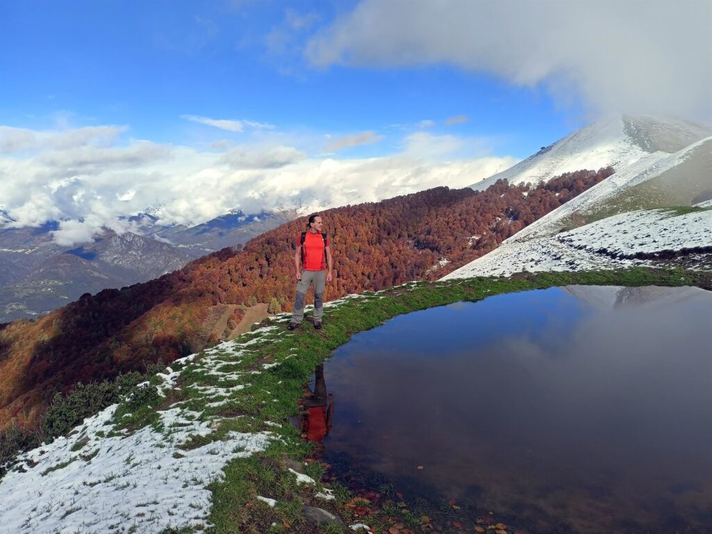 Gabri con colori a tema autunnale: mimetismo