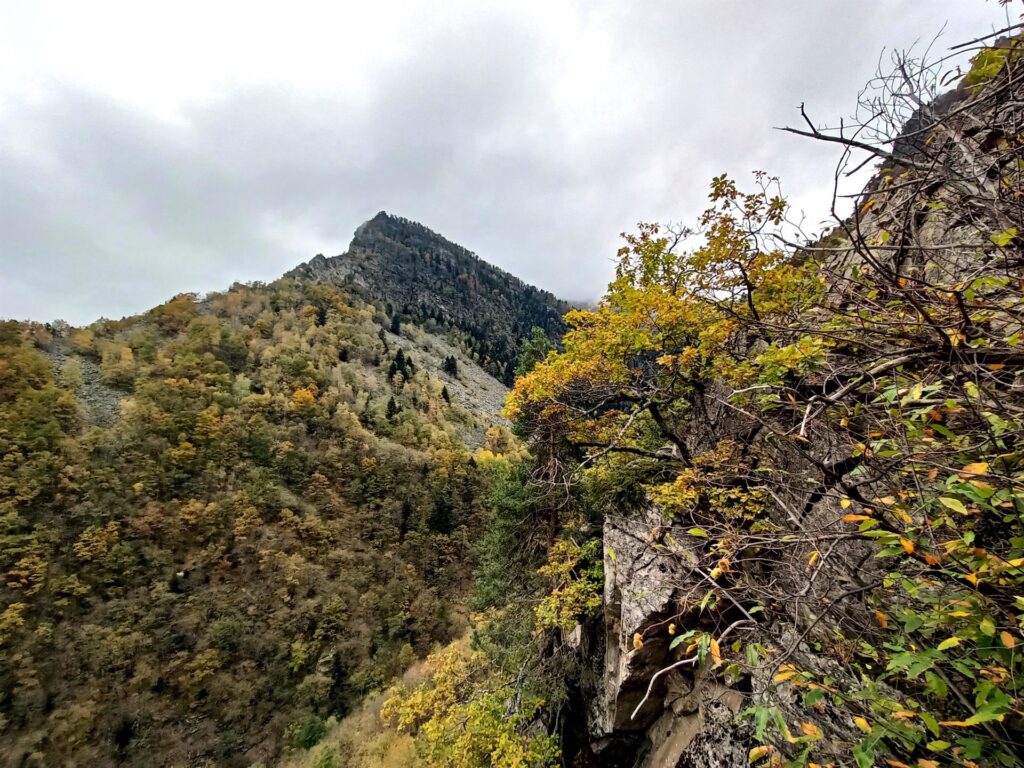 qui guardando verso il Vallone di Bourcet