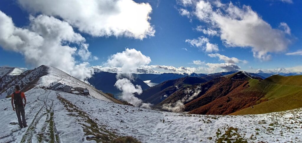 panorama verso il Venini e il Lago di Como