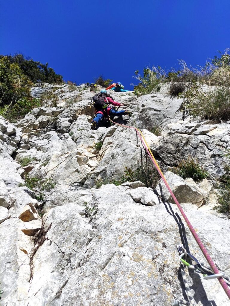 quinto tiro, con un piccolo passo un po&#039; più delicato a metà