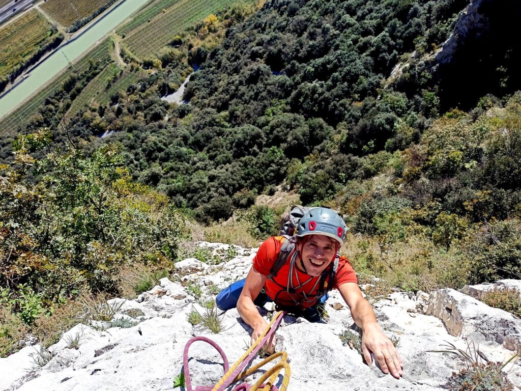 arrampicata davvero plaisir... persino troppo!