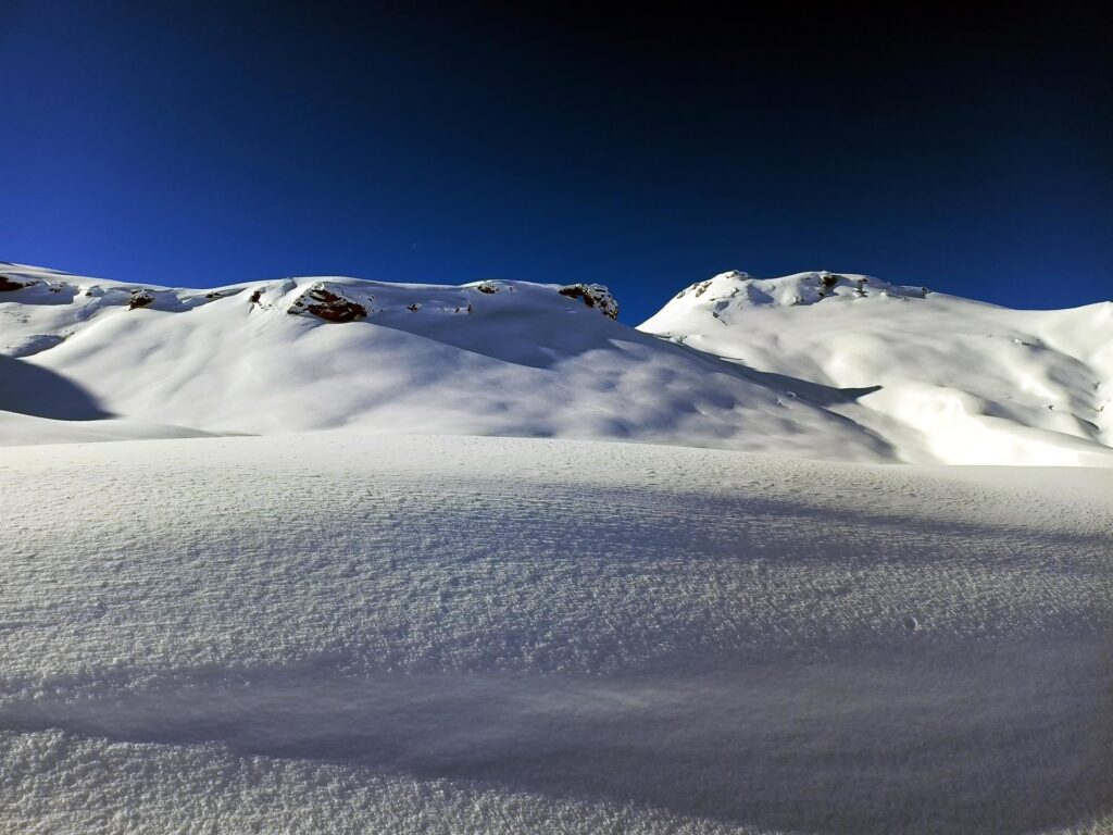 onde di neve: perfetta, mai toccata da alcuno