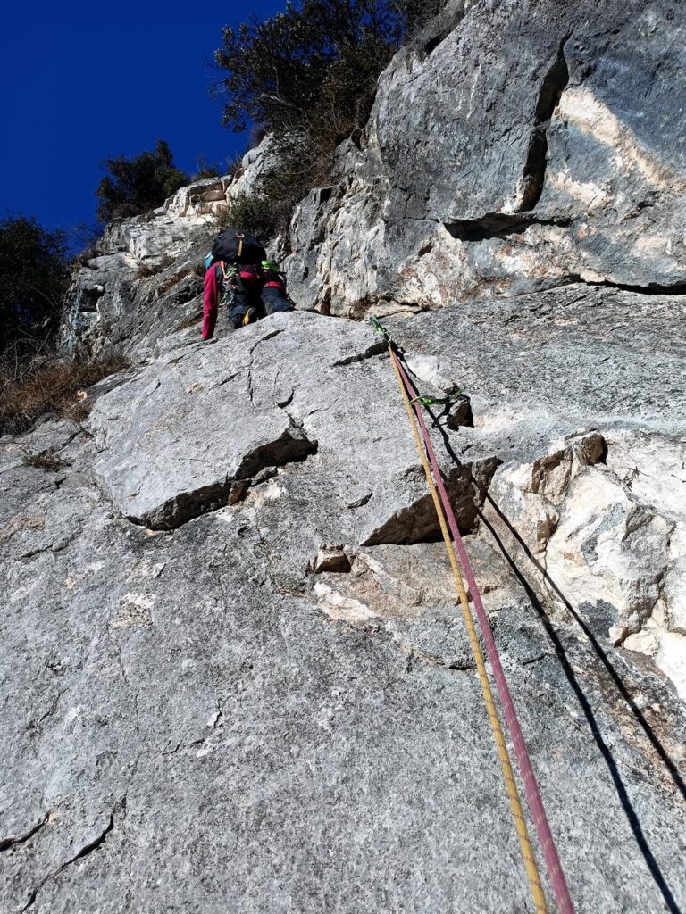 Erica al termine del primo tratto chiave del terzo tiro