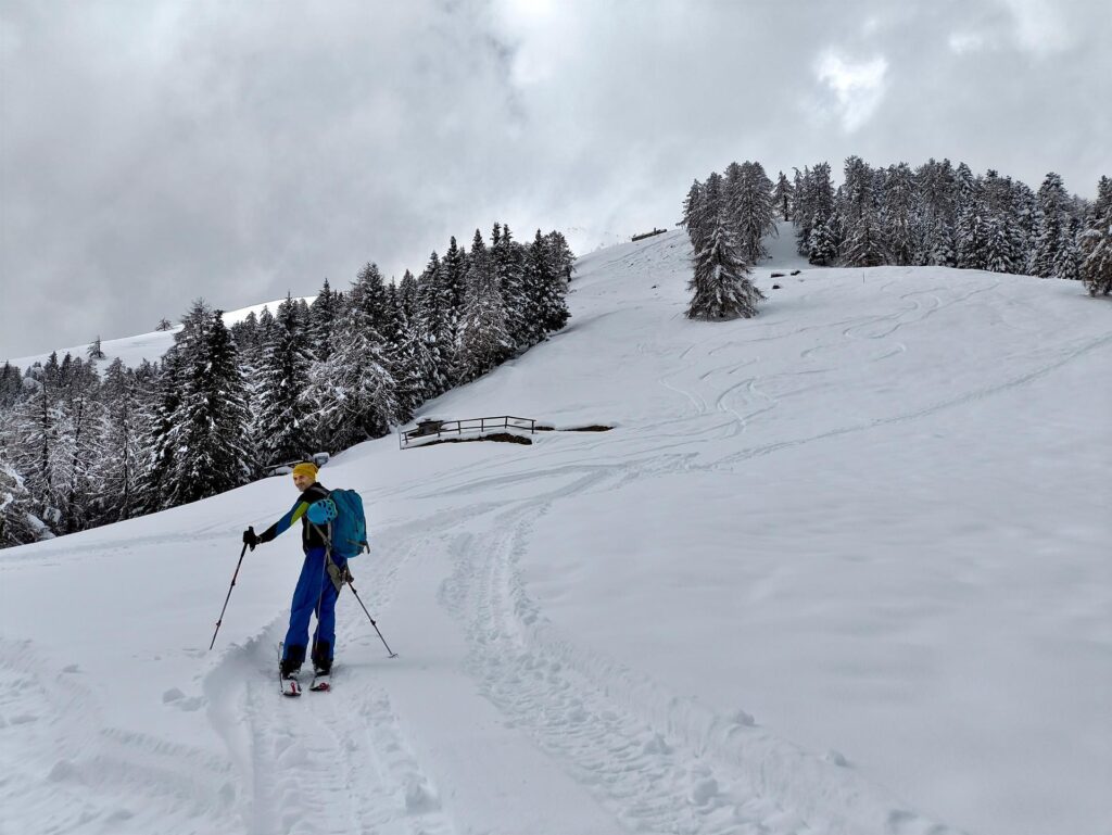 Dopo aver raggiunto il Bar Bianco, iniziamo la salita vera e propria