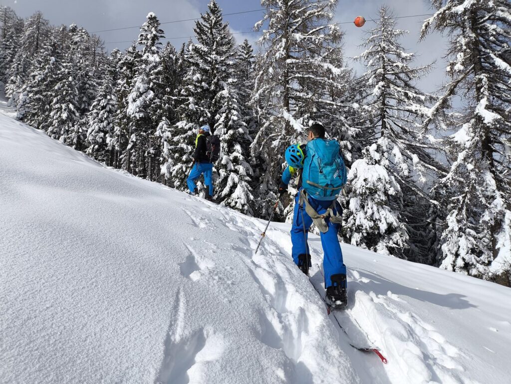 Qui la neve è veramente una goduria!!