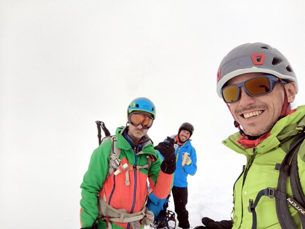 Selfie di &quot;vetta&quot; del nostro gruppetto