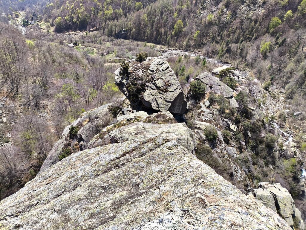 Il quarto tiro visto dall'alto