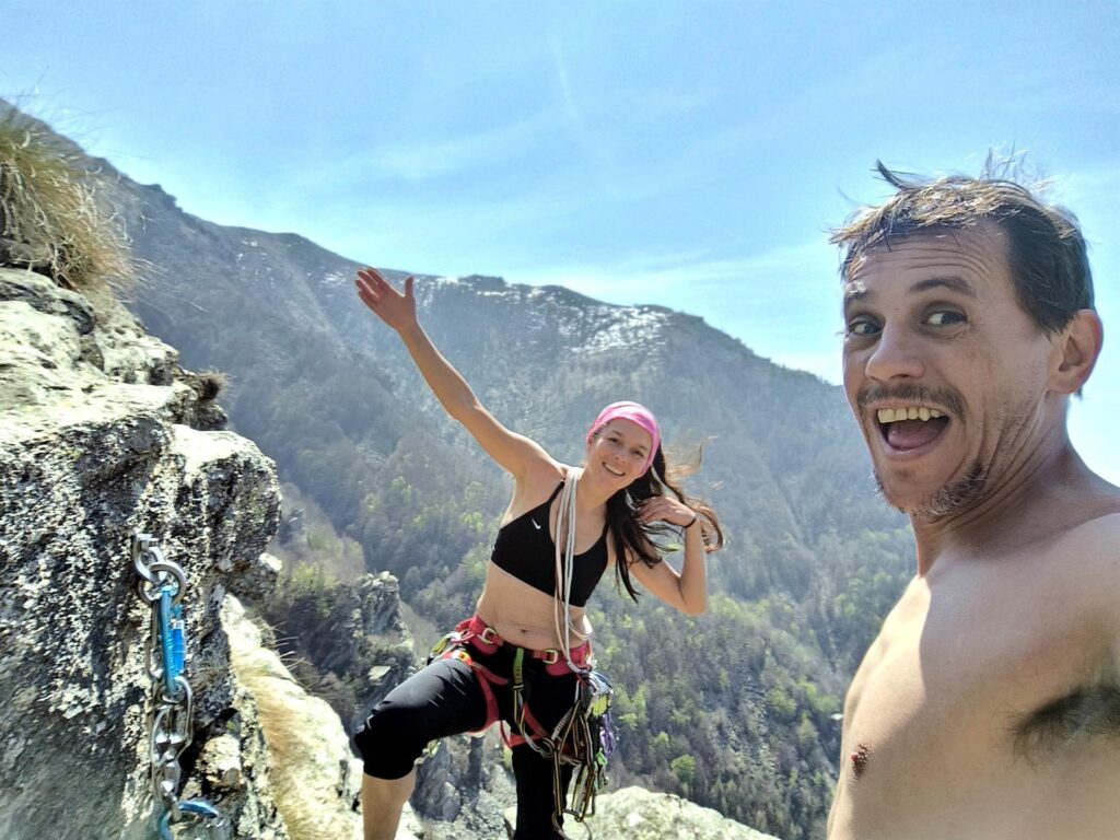 Selfie insieme sulla cima!