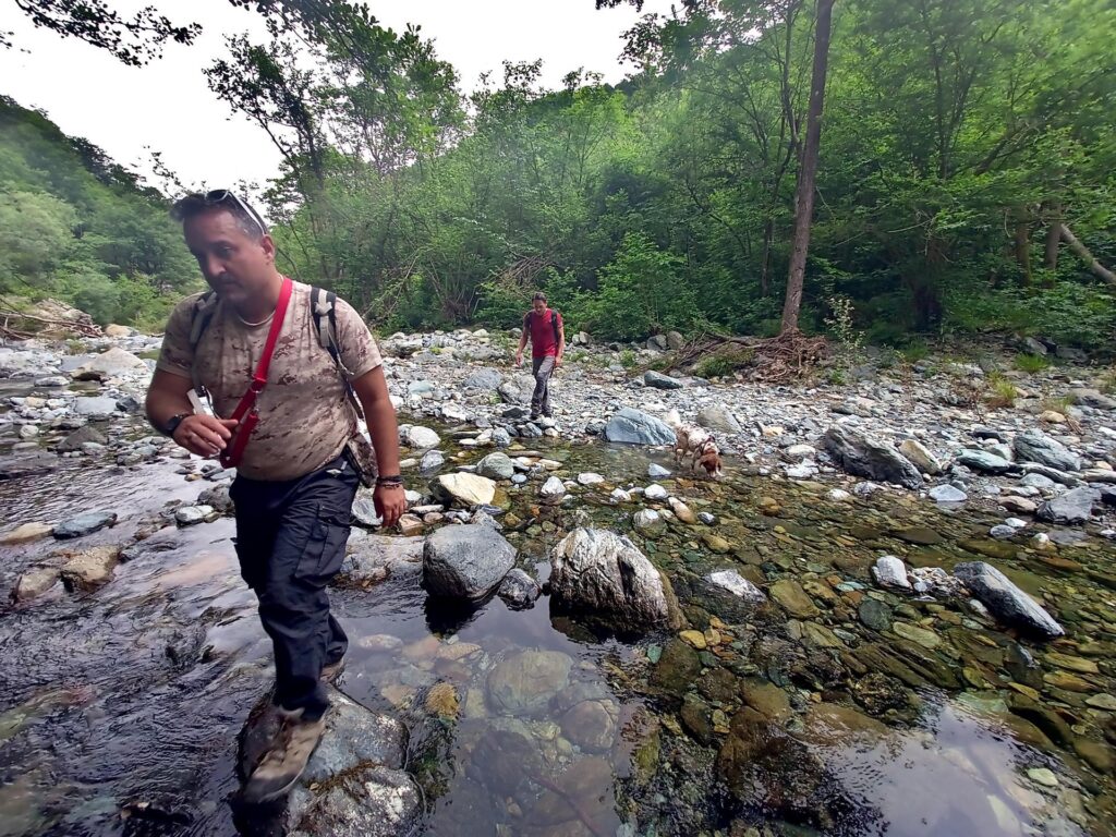 il secondo guado del torrente