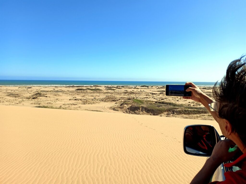 facciamo un giro nel deserto dietro Sandwich Harbour