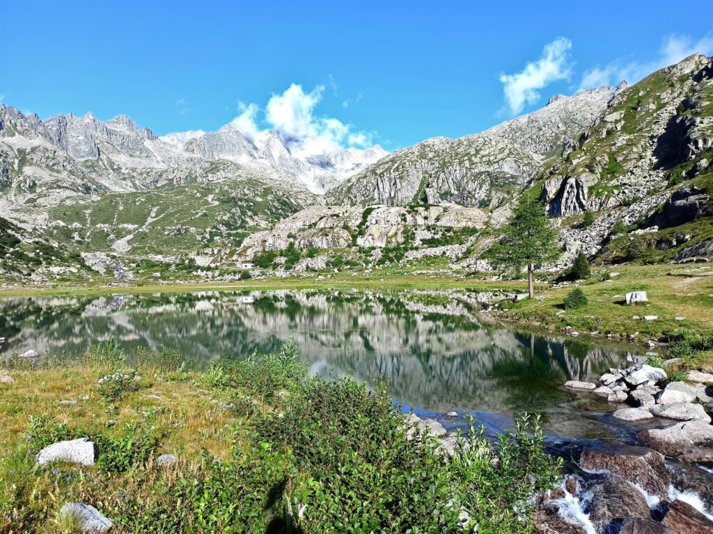 Vicino al primo dei laghi di Cornisello