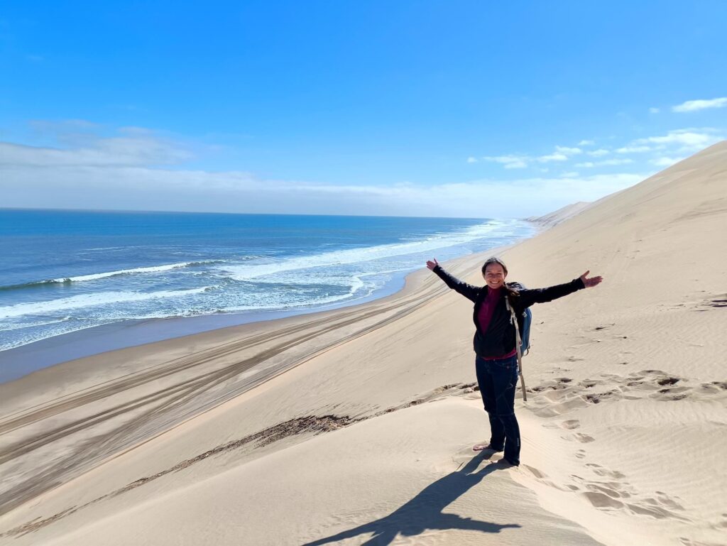 bellissima questa parte della Skeleton Coast