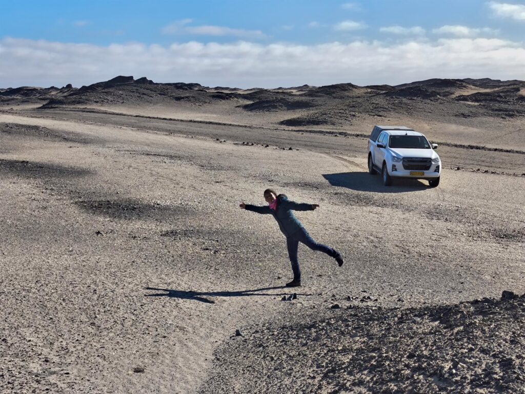 siamo letteralmente in mezzo al deserto