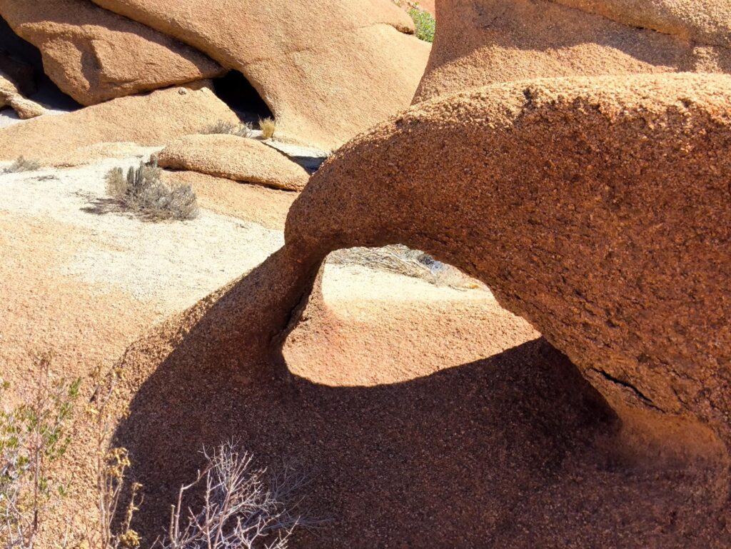qui è tutto morbido, anche la roccia