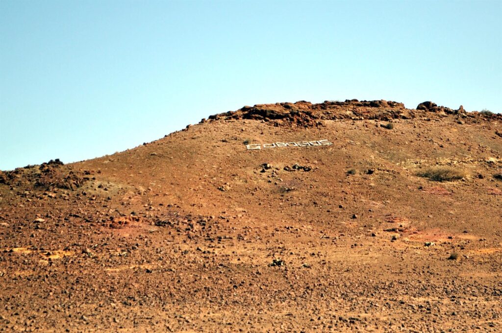 Goboboseb, area di Brandberg in cui ci troviamo