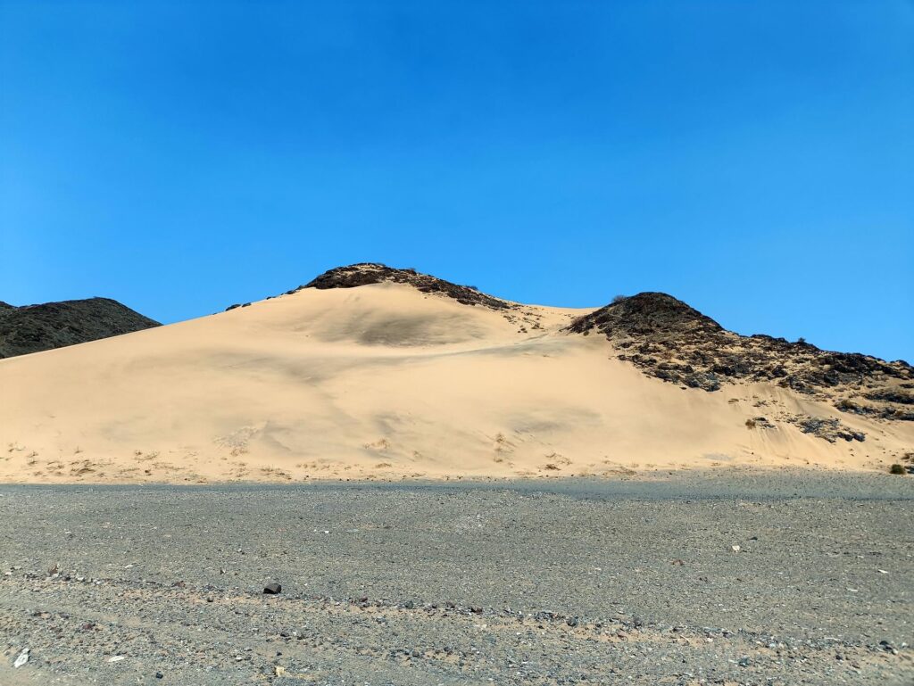 zone di deserto sabbioso