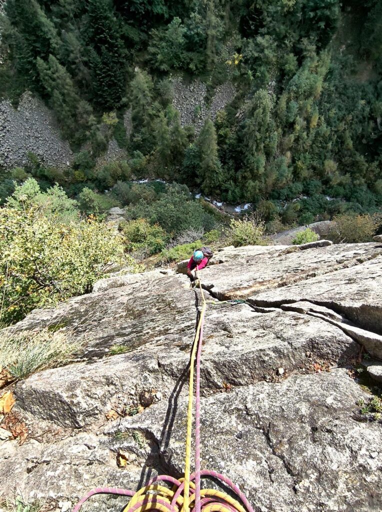 Erica all&#039;attacco della fantastica fessura del quarto tiro