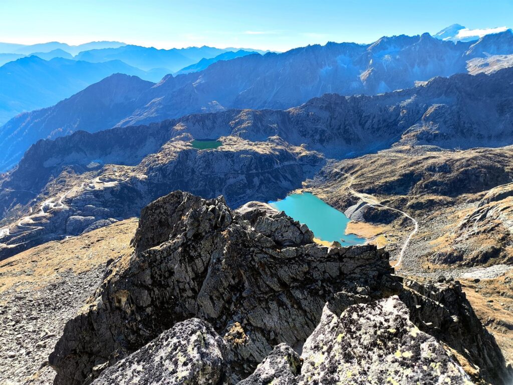 Qui ci riposiamo qualche minuto con la solita vista spettacolare