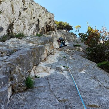 Via Fessura Kiki, Tessari: linea logica per un’arrampicata plaisir