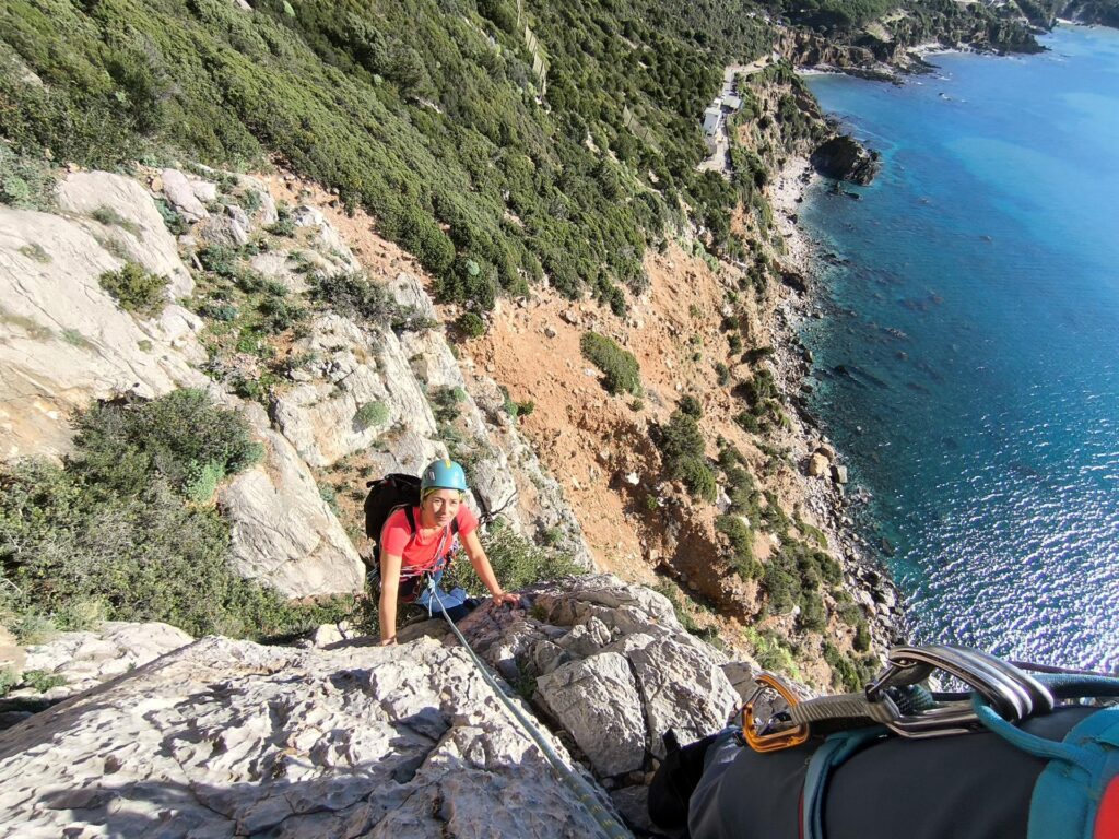 Erica arriva in sosta. A parte il passo duro è il resto è venuto via bene
