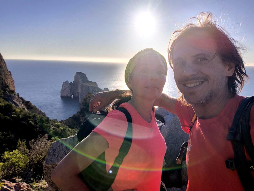 Selfone di vetta insieme! Il sole sta calando...è tempo di scendere