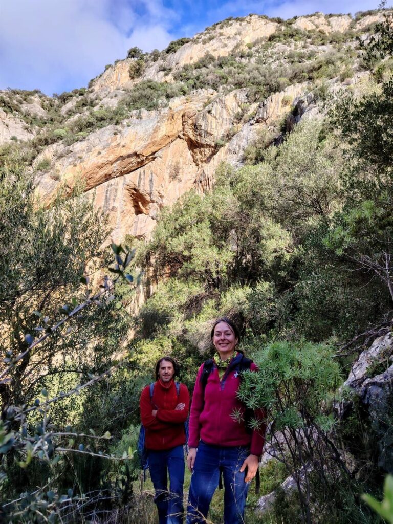 le belle pareti di Domusnovas, immerse nei colori della macchia mediterranea