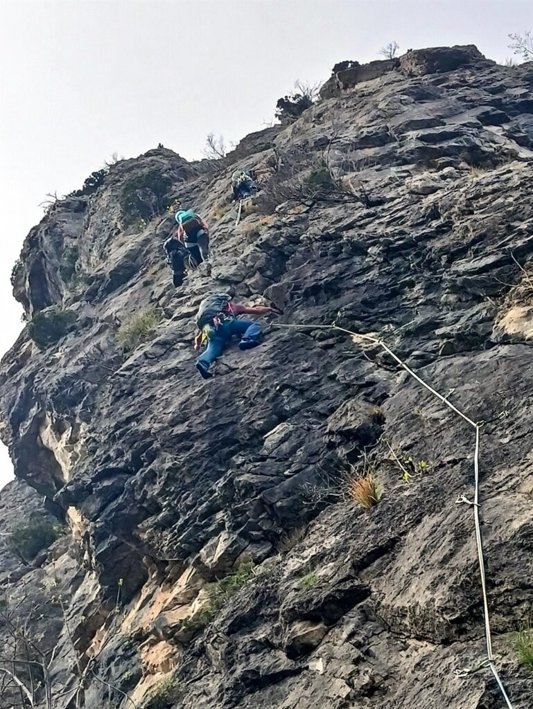 delicato spostamento di 6a sul primo tiro