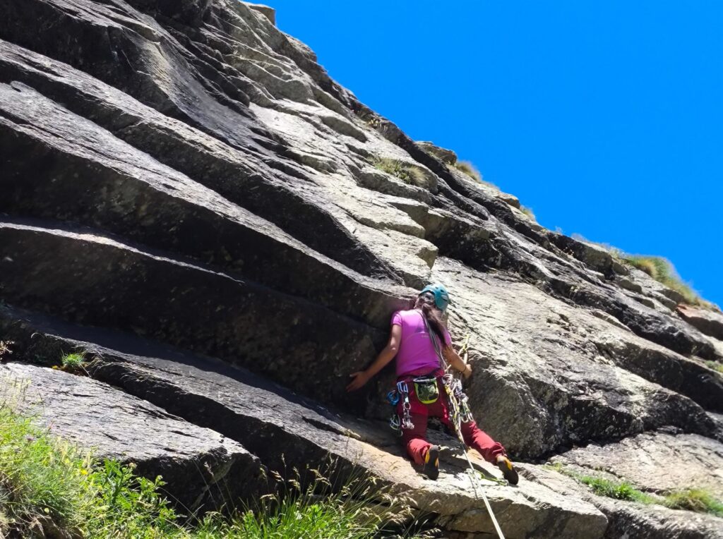 Erica ci prova, a modo suo... ma desiste poco più su: alla faccia del 5b