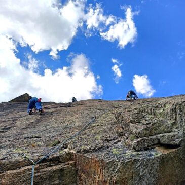 Il Barba: stupenda via su gneiss vista Gran Paradiso