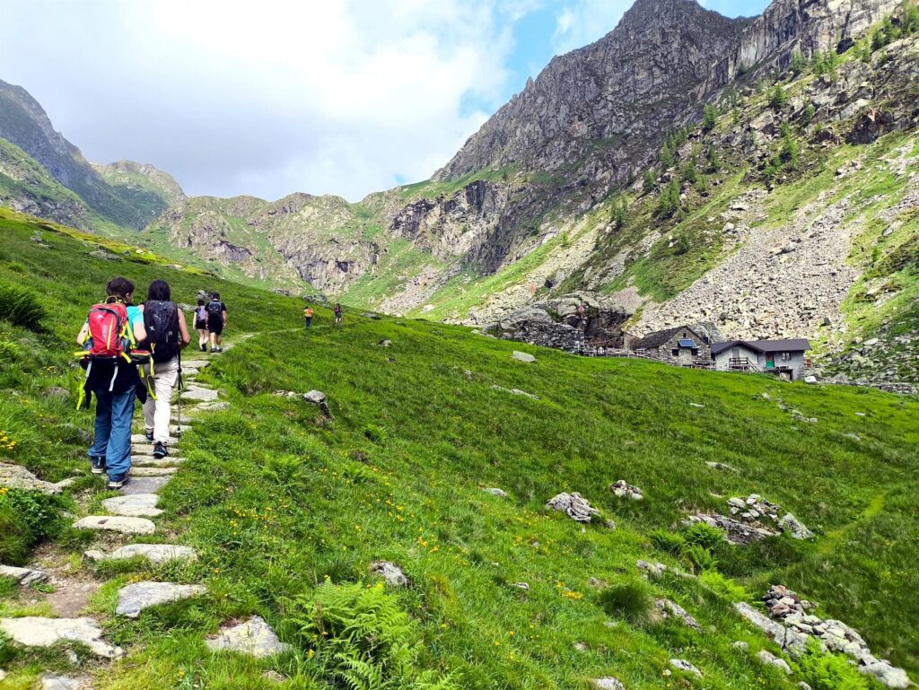 eccoci in vista dell&#039;Alpe Baranca