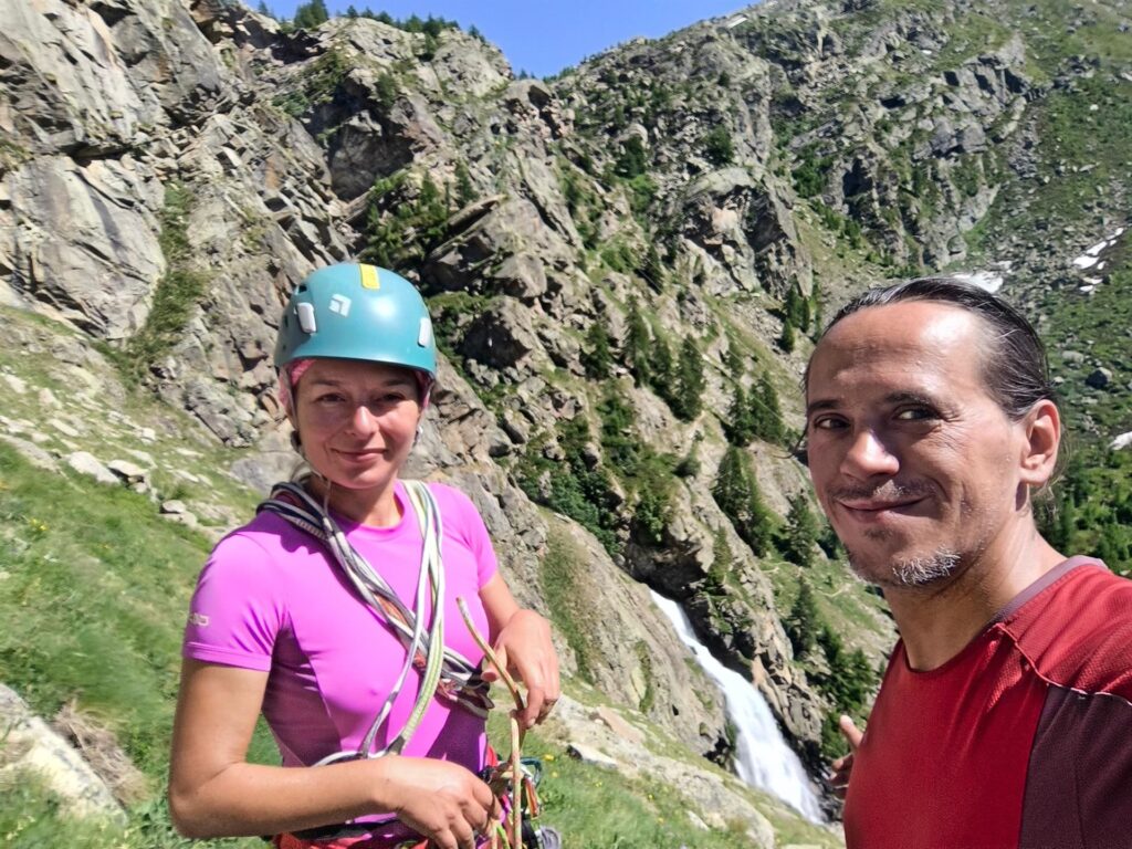 pronti a partire anche se fa un caldo bestia!