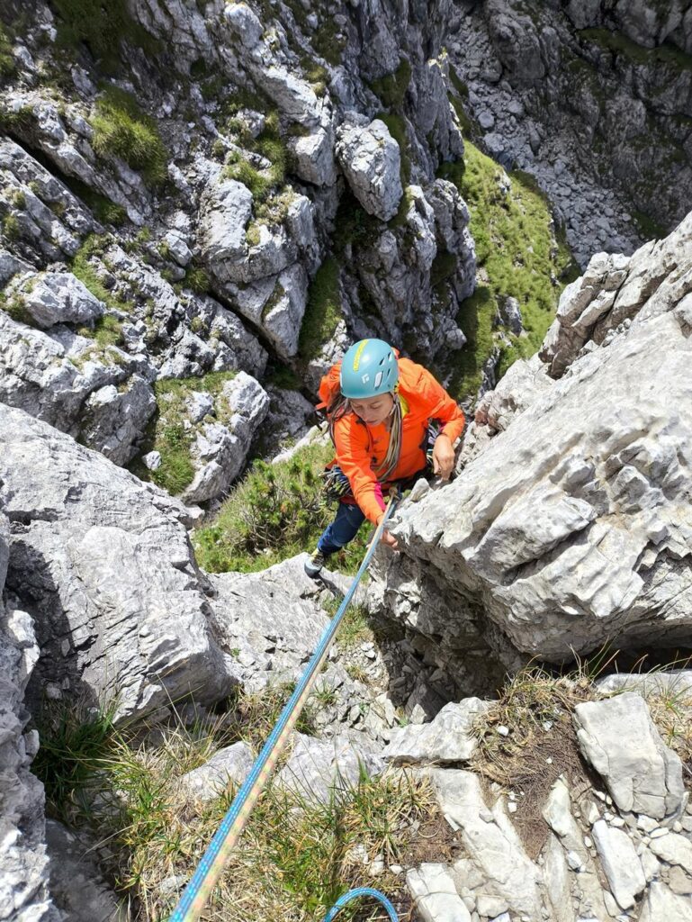 Erica provata in uscita dal terzo tiro. Per fortuna quelli successivi saranno un po&#039; meno duri