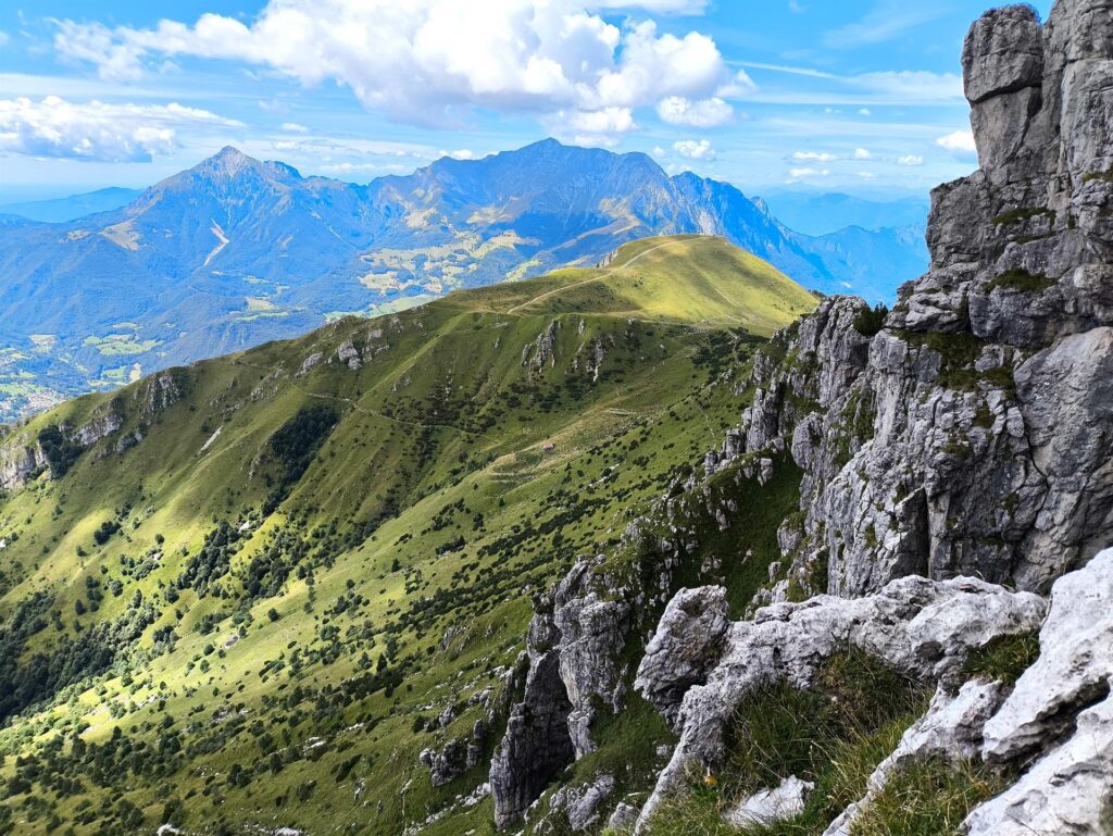 Vista delle Grigne dalla nostra Torre