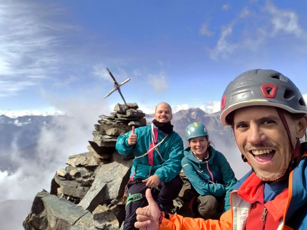 e infine tutti e tre per il selfie brutto di rito ;)