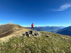 sulla cima del Bregagnino, va che panorama!