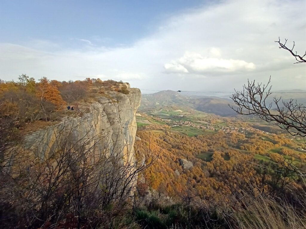 Oggi c&#039;erano anche questi ragazzi che hanno allestito la slack line, ma nel pomeriggio c&#039;era troppo vento per farla