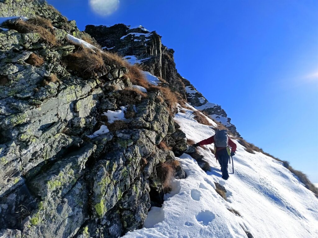 Al Valletto non c'è ancora salito nessuno, così ci tocca tracciare fino in cima Al Valletto non c'è ancora salito nessuno, così ci tocca tracciare fino in cima
