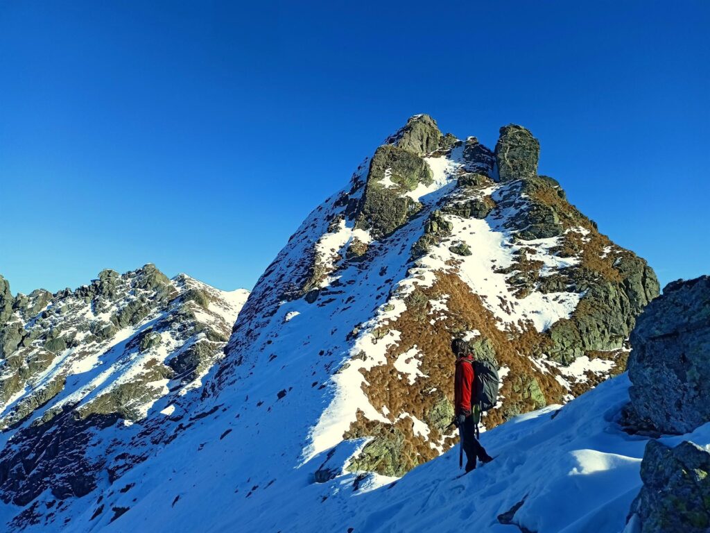 Gab all'attacco del tratto di salita finale Gab all'attacco del tratto di salita finale