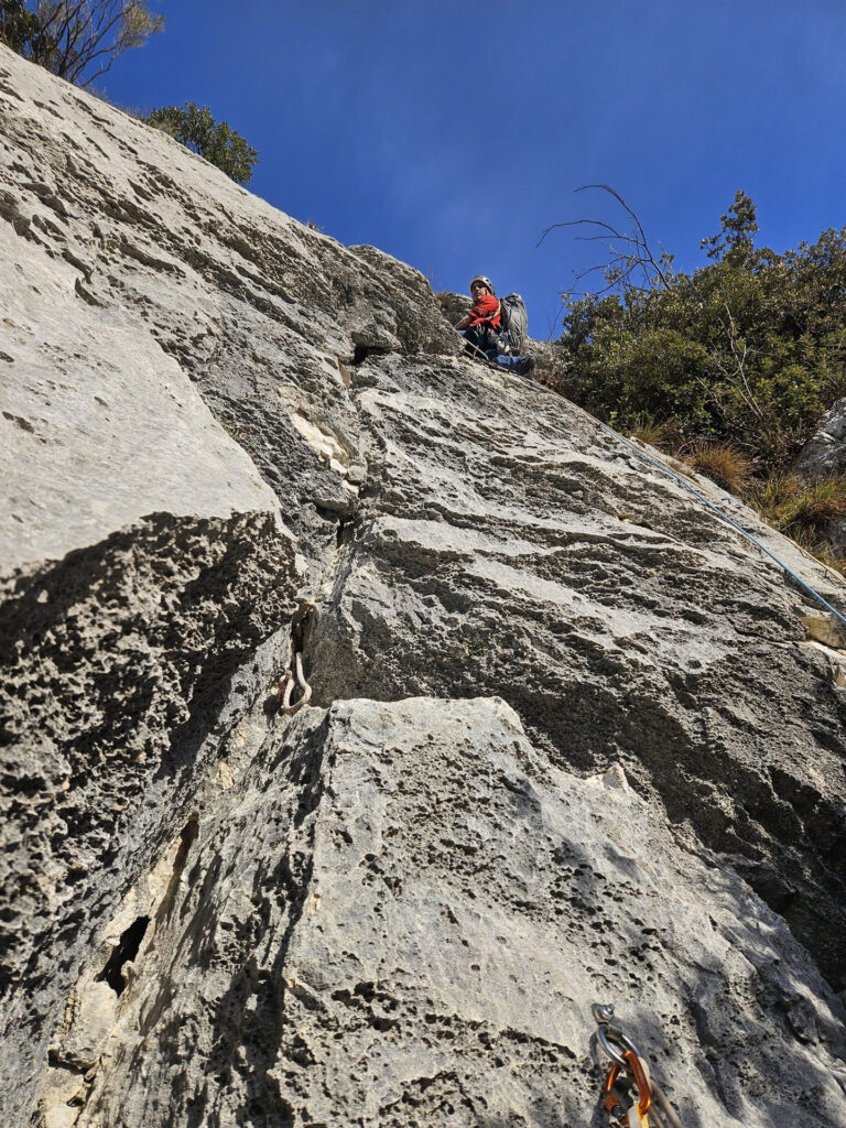 la fessura del quinto tiro, con protezioni da integrare