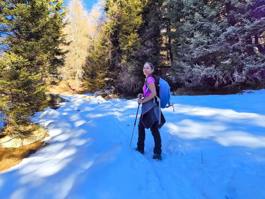 ci infiliamo nel bosco di Valchestria