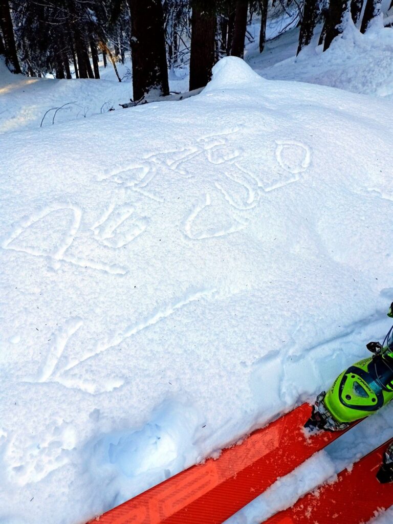 indicazioni per gli amici che seguono...