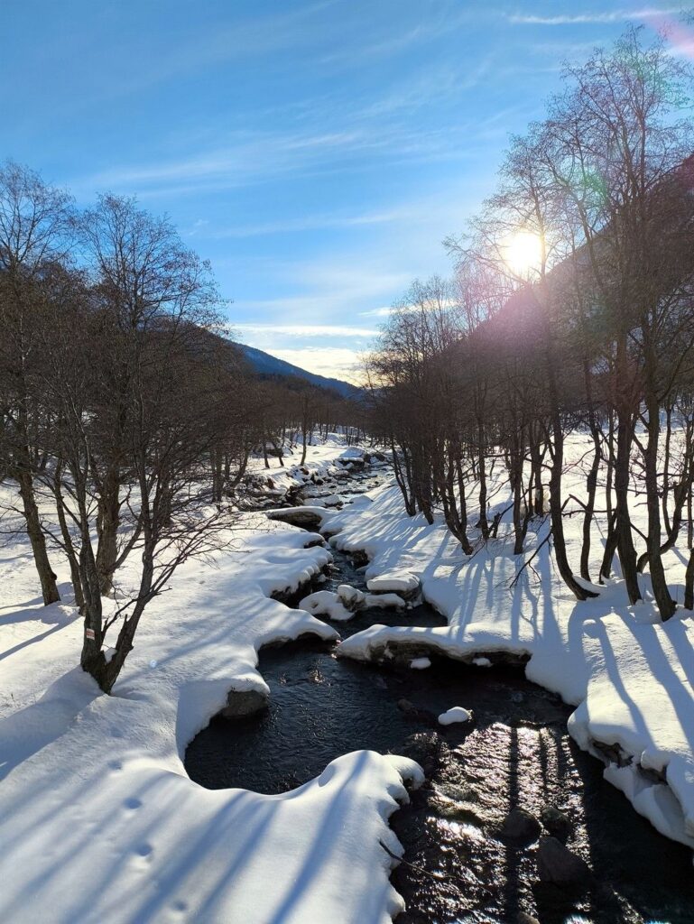 foto fatta dal ponte di Ponte Campo