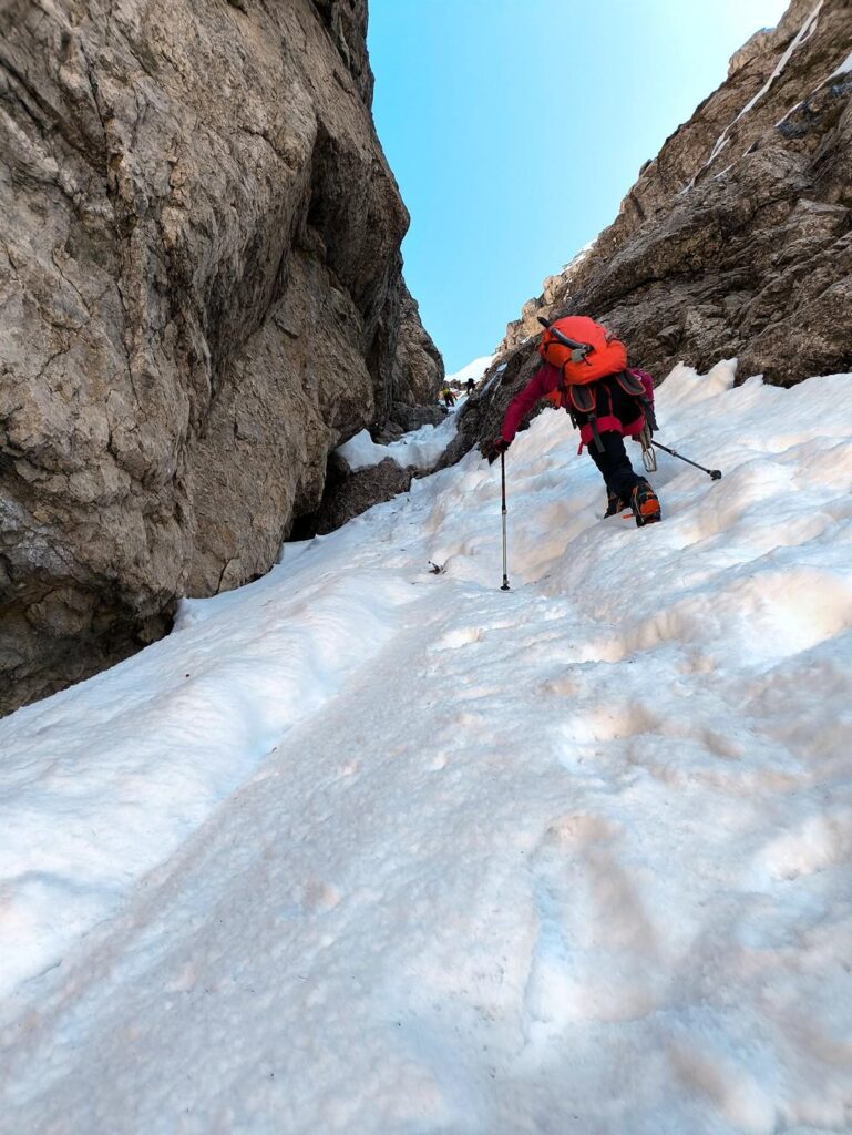 Erica prima dell'ultimo saltino Erica prima dell'ultimo saltino