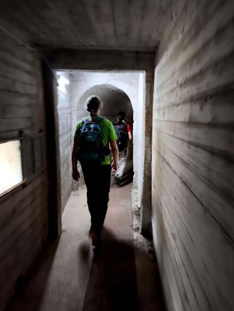 nel tunnel sotto la diga