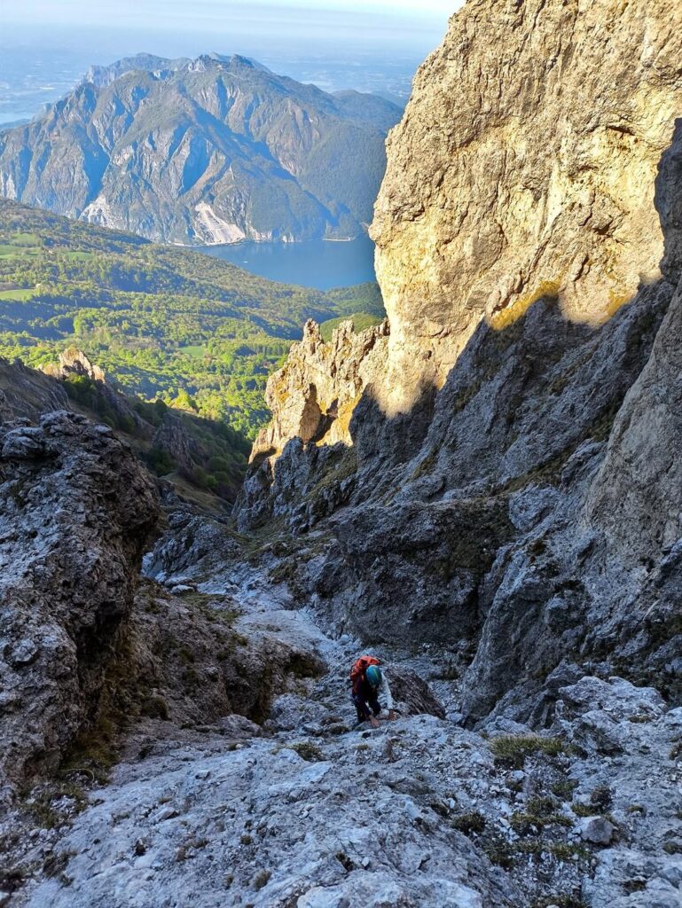 Questo &egrave; il punto di uscita pi&ugrave; conveniente se non si vuole rischiare troppo lungo l'avvicinamento