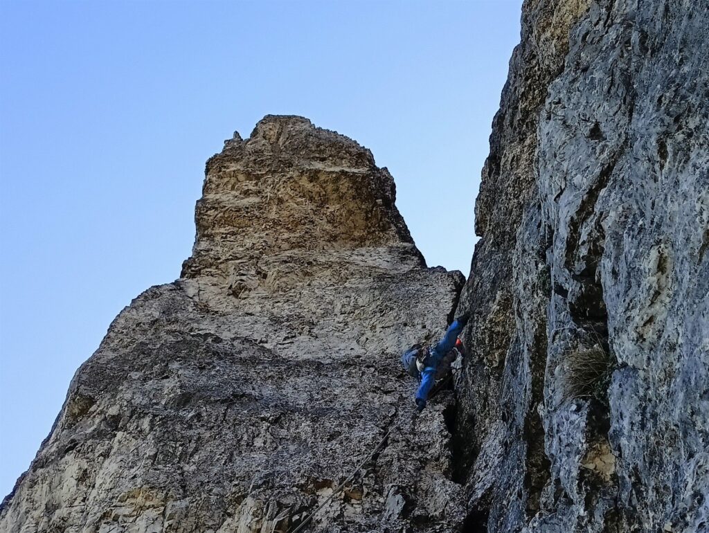 Gabri sulla parte ostica del settimo ed ultimo tiro: sar&agrave; che eravamo congelati ma non l'abbiamo trovato per nulla banale!