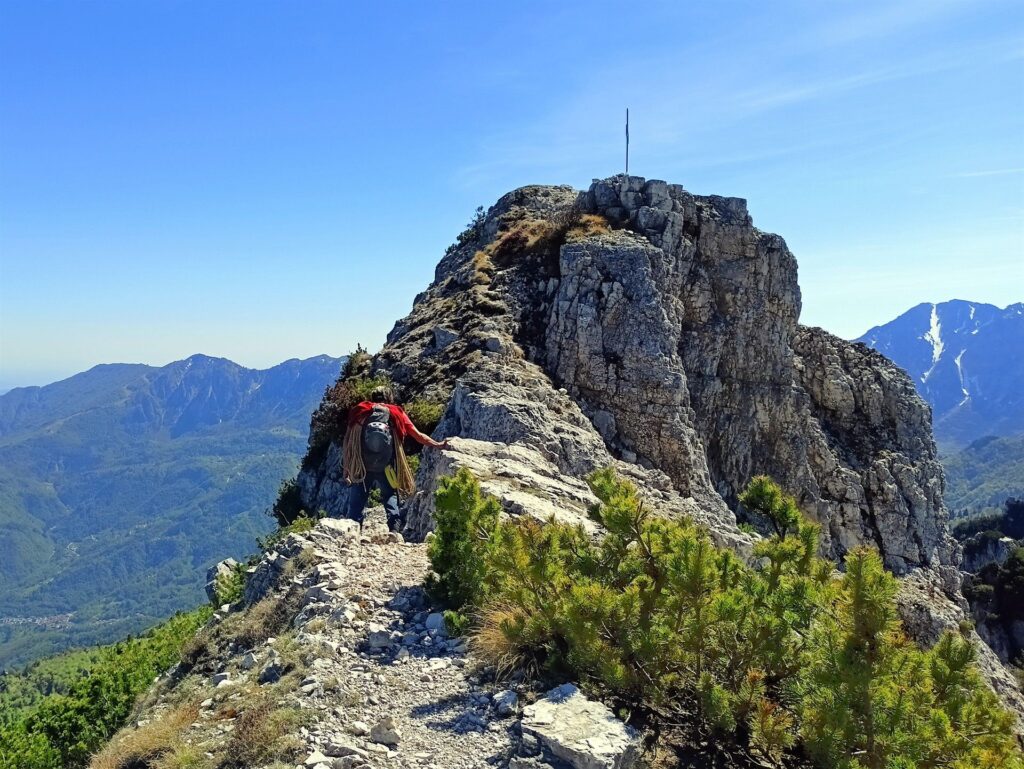 verso la croce del Baffelan