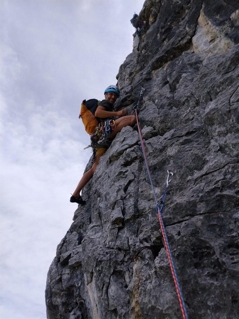 Claudio divertito sul terzo tiro